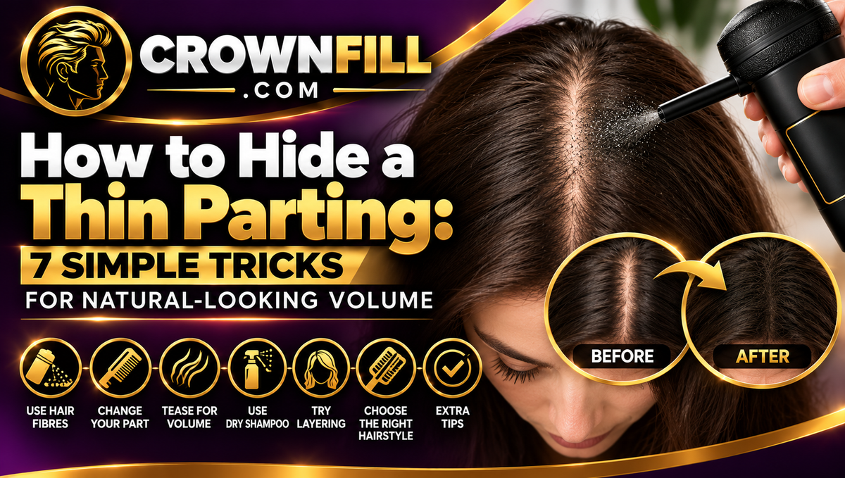 How to Hide a Thin Parting: 7 Simple Tricks