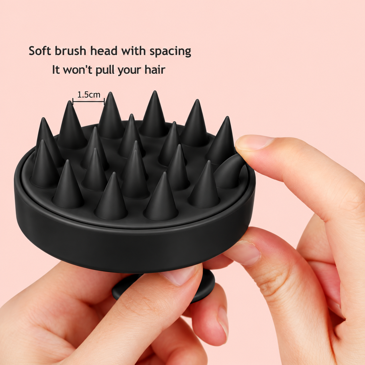 Silicone Scalp Massager and Shampoo Brush